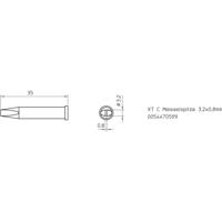 Weller XT-C Soldeerpunt Beitelvorm Grootte soldeerpunt 3.2 mm Inhoud: 1 stuk(s) - thumbnail