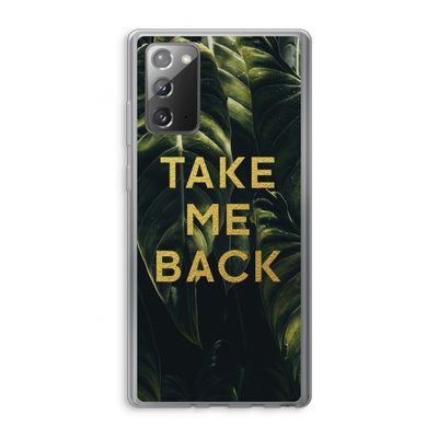 Take me back: Samsung Galaxy Note 20 / Note 20 5G Transparant Hoesje