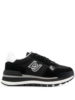 LIU JO baskets à patch logo - Noir