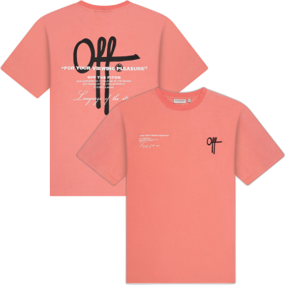 Off The Pitch - Neo Regular Fit T-Shirt - Roze