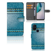 OnePlus Nord N10 Wallet Case met Pasjes Jeans - thumbnail