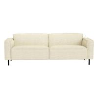 Leen Bakker - Bank Madison 4-zits - Maggy - Stof - Crème - 90x223x77 Cm