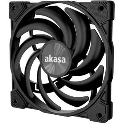 Akasa Alucia XS12 Computer behuizing Koelplaat/radiatoren Zwart 1 stuk(s)