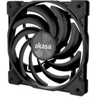 Akasa Alucia XS12 Computer behuizing Koelplaat/radiatoren Zwart 1 stuk(s) - thumbnail