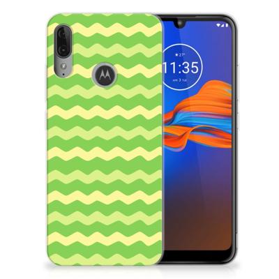 Motorola Moto E6 Plus | TPU bumper | Waves Green