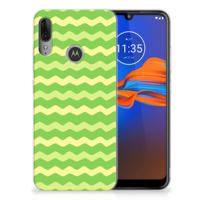 Motorola Moto E6 Plus | TPU bumper | Waves Green