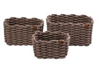 LIVARNO home Set opbergmanden (Taupe) LIVARNO home Set opbergmanden (Taupe)