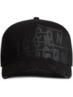 DSQUARED2 casquette à logo imprimé - Noir