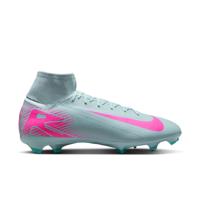 Nike Zoom Mercurial Superfly 10 Pro Gras Voetbalschoenen (FG) Lichtblauw Felroze