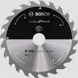 Bosch Accessories 2608837708 2608837708 Hardmetaal-cirkelzaagblad 190 x 30 mm Aantal tanden: 24 1 stuk(s)