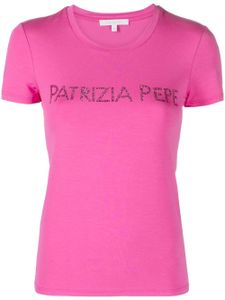 Patrizia Pepe t-shirt Essential à logo imprimé - Rose