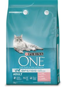 Purina ONE 7613035613942 droogvoer voor kat 3 kg Volwassen Zalm