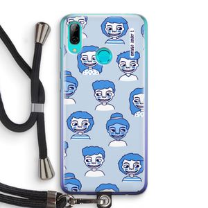 Gezichtjes: Huawei P Smart (2019) Transparant Hoesje met koord