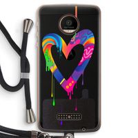 Melts My Heart: Motorola Moto Z Force Transparant Hoesje met koord
