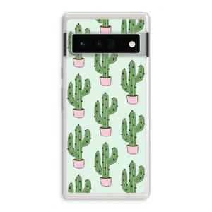 Cactus Lover: Google Pixel 6 Pro Transparant Hoesje