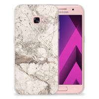 Samsung Galaxy A3 2017 | TPU | Siliconen hoesje | Marmer Beige