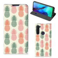 Motorola Moto G Pro Flip Style Cover Ananas - thumbnail