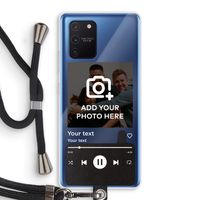 Music Player: Samsung Galaxy Note 10 Lite Transparant Hoesje met koord