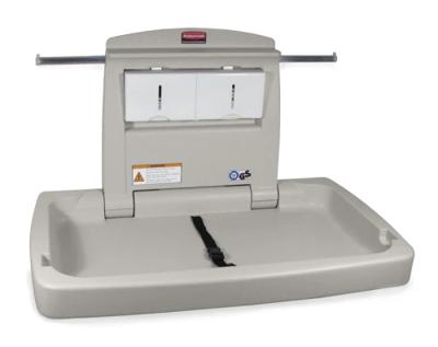 Rubbermaid Rubbermaid babyverschoontafel horizontaal kunststof - grijs