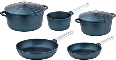 Westinghouse Pannenset Performance Bravery Blue - complete pannenset - inductie en alle andere warmtebronnen - 5 Delig