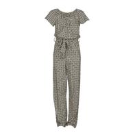 KIEstone Zomer jumpsuit meisjes - grafic zwart/wit - Jacky