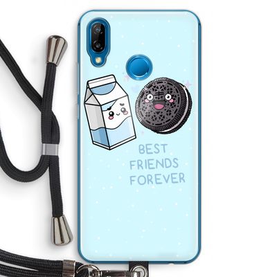 Best Friend Forever: Huawei P20 Lite Transparant Hoesje met koord