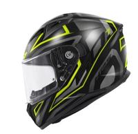 GIVI 50.7 Proton Mat, Integraalhelm, Zwart-Titanium-Geel