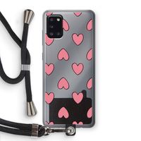 Ondersteboven verliefd: Samsung Galaxy A31 Transparant Hoesje met koord