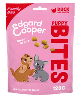 Edgard & Cooper Bites Small Puppy Eend&Kip hondensnacks 120 gram
