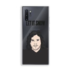 Let It Snow: Samsung Galaxy Note 10 Plus Transparant Hoesje