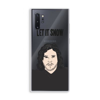 Let It Snow: Samsung Galaxy Note 10 Plus Transparant Hoesje