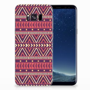 Samsung Galaxy S8 Plus TPU bumper Aztec Paars