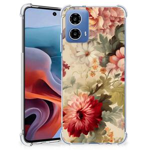 Case voor Motorola Moto G34 Bloemen