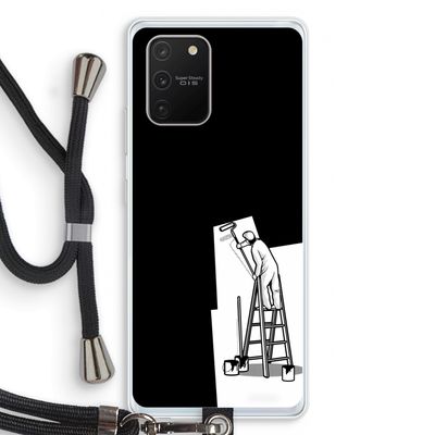 Musketon Painter: Samsung Galaxy S10 Lite Transparant Hoesje met koord