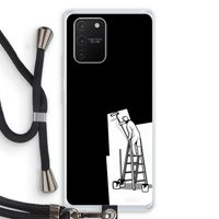 Musketon Painter: Samsung Galaxy S10 Lite Transparant Hoesje met koord