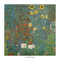 Kunstdruk Gustav Klimt - Il giardino di compagna 70x70cm