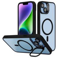 Cadorabo Hoesje geschikt voor Apple iPhone 15 PLUS Case in Zwart geschikt voor MagSafe met cameralensbescherming - thumbnail