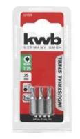 Schroefbit 1/4 inch torx T10 25 mm 3 stuks kaart - Eurofix
