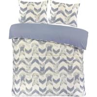 2e Halve Prijs Leen Bakker - Dekbedovertrek Viggo - 200x220 Cm - Polyester - Blauw