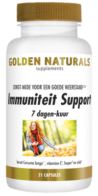 Golden Naturals Immuniteit Support 7-Dagen Kuur Capsules