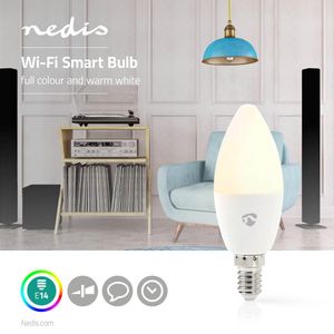 Nedis SmartLife Multicolour Lamp - WIFILC11WTE14 - Wit