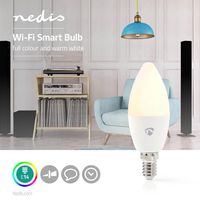 Nedis SmartLife Multicolour Lamp - WIFILC11WTE14 - Wit - thumbnail