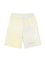 Balmain Kids short en coton à imprimé tie-dye - Tons neutres