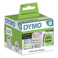 Etiket dymo labelwriter multifunctioneel 32x57 wit