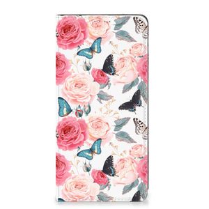 Samsung Galaxy A12 Smart Cover Butterfly Roses