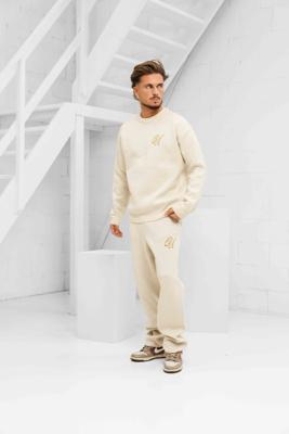 Knitted Trainingspak Heren Sand/Khaki