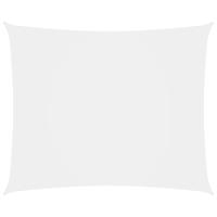 Zonnescherm rechthoekig 5x6 m oxford stof wit