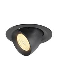 SLV InbouwspotNuminos Gimble M zwart 3000K - 55gr - 1009565