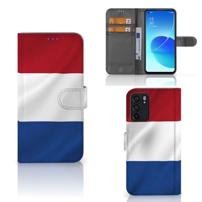 OPPO Reno6 5G | Bookstyle Case | Nederlandse Vlag