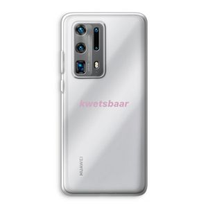 kwetsbaar: Huawei P40 Pro Plus Transparant Hoesje